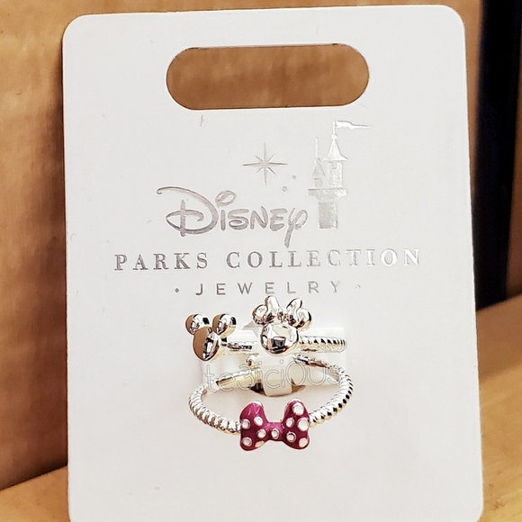 DISNEY PARKS MICKEY MINNIE MOUSE BOW RING - Picture 3 of 6